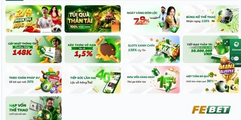 FE BET mang đến nhiều ưu đãi hấp dẫn FE BET mang đến nhiều ưu đãi hấp dẫn